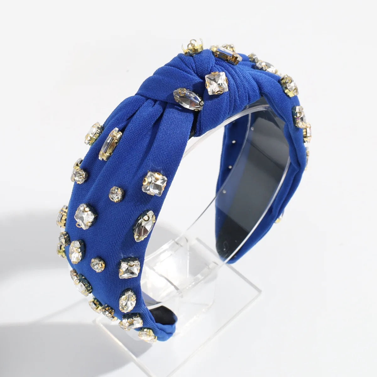 Rhinestones knotted headband