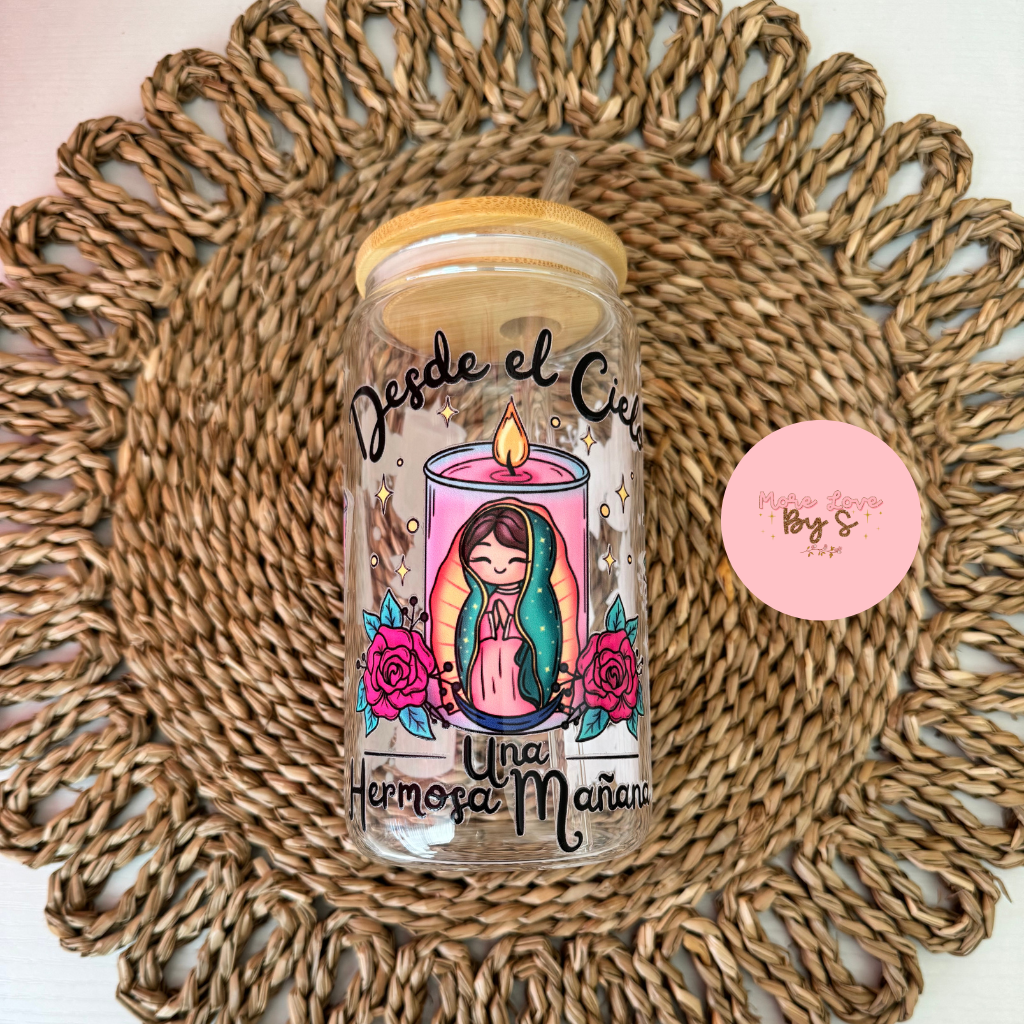 Virgencita Glass Cup