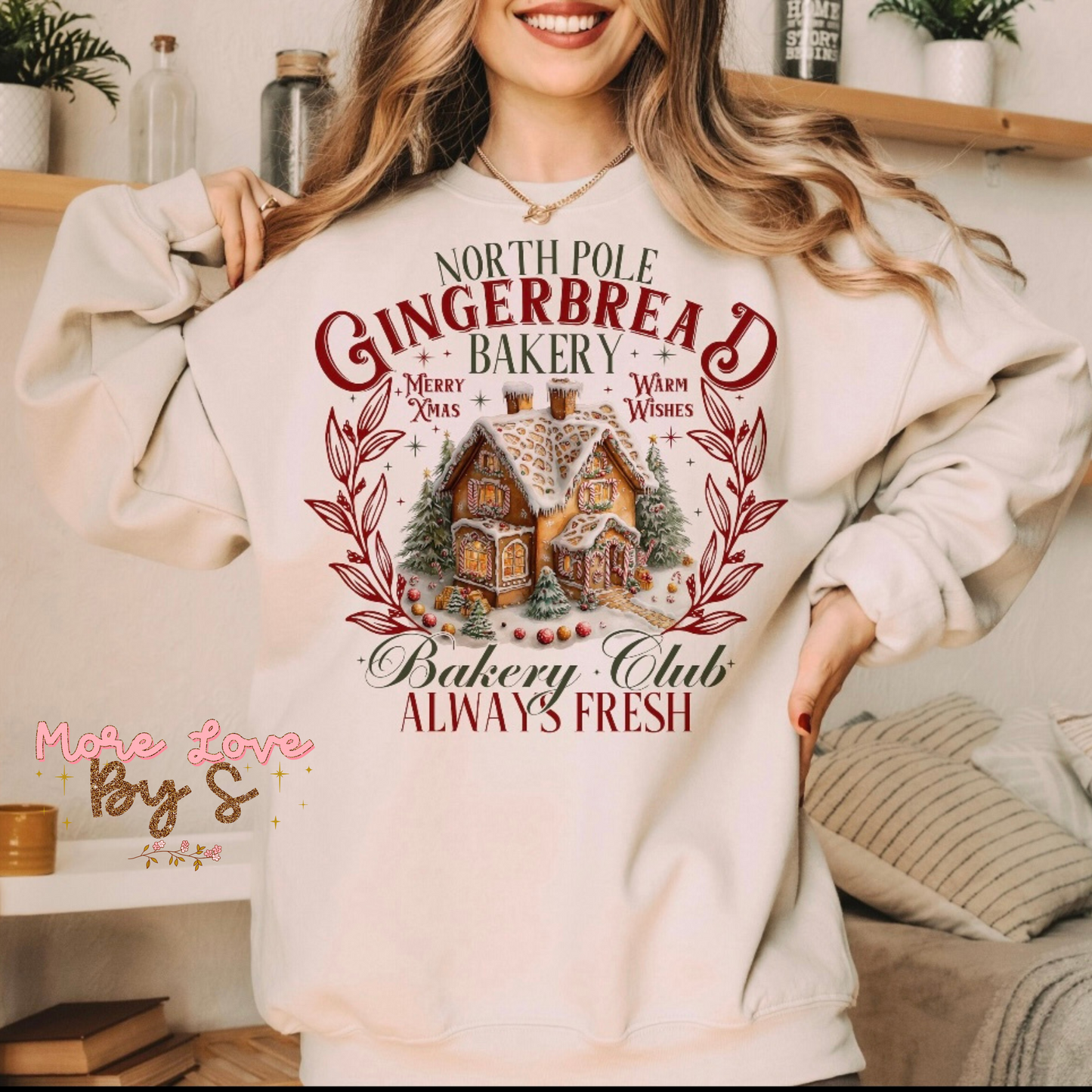 Gingerbread Bakery Inspired Sweatshirt
