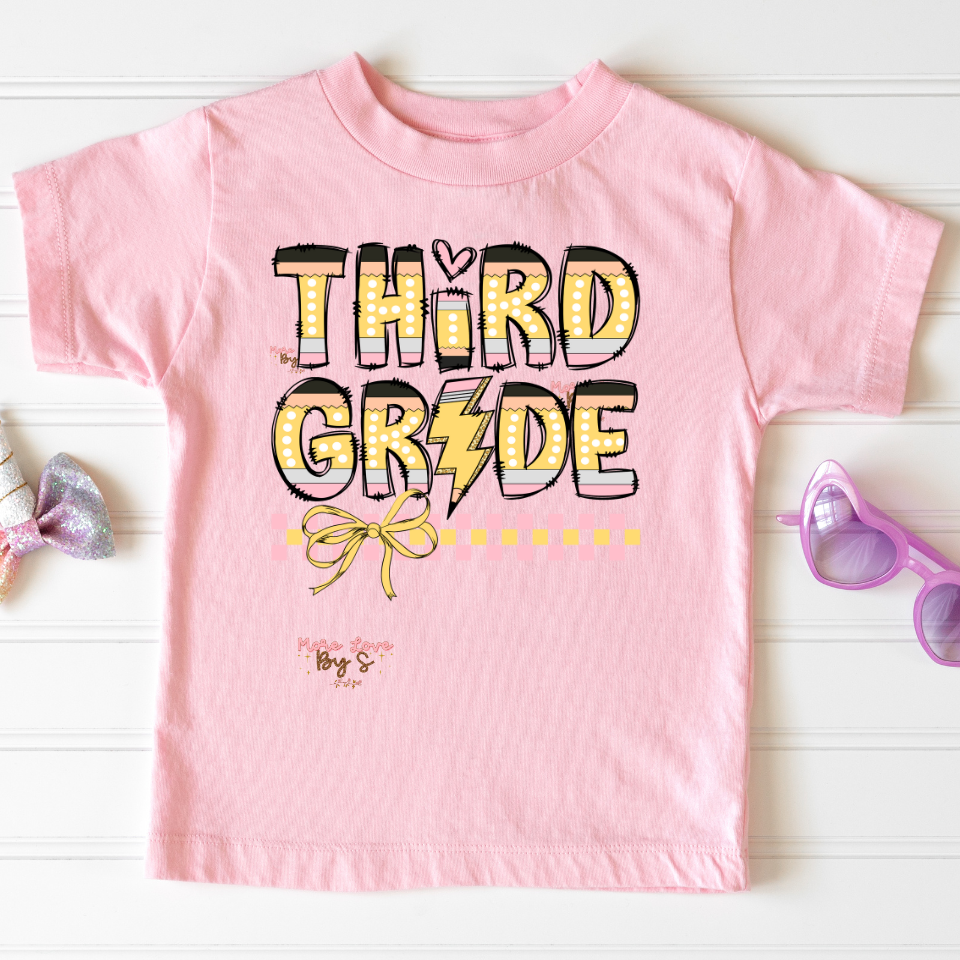 Custom Pencil T-Shirt Back to School Kids